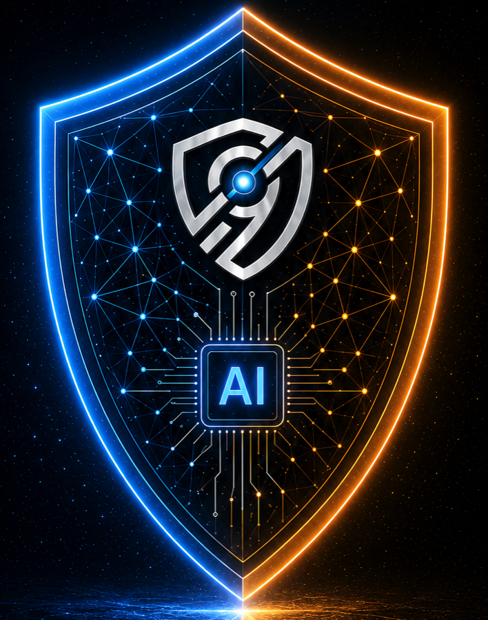 AxC9 AI security shield artwork